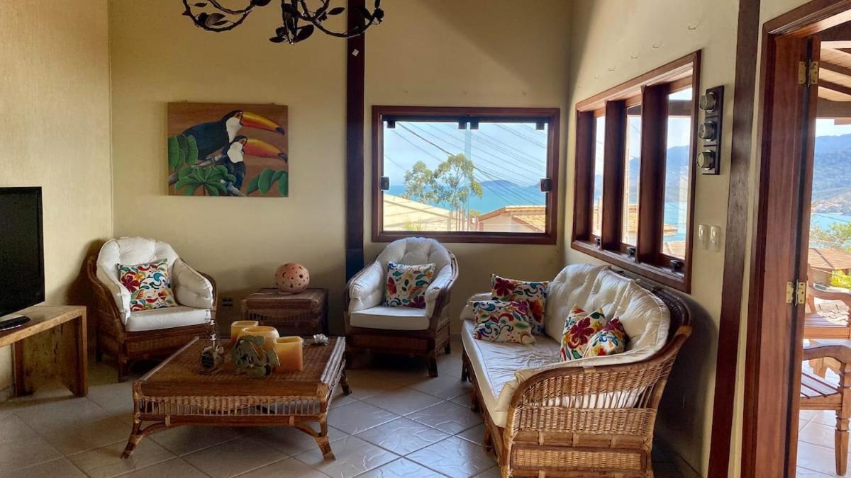 Vista Espetacular, Churrasqueira Gourmet E Piscina Aquecida Ilhabela Exterior photo