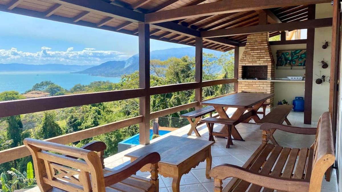 Vista Espetacular, Churrasqueira Gourmet E Piscina Aquecida Ilhabela Exterior photo